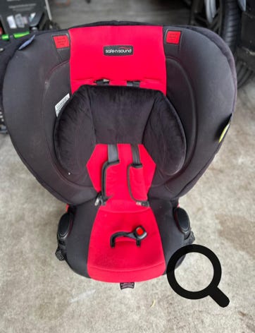 儿童安全座椅，到8岁，八成新，30HDO